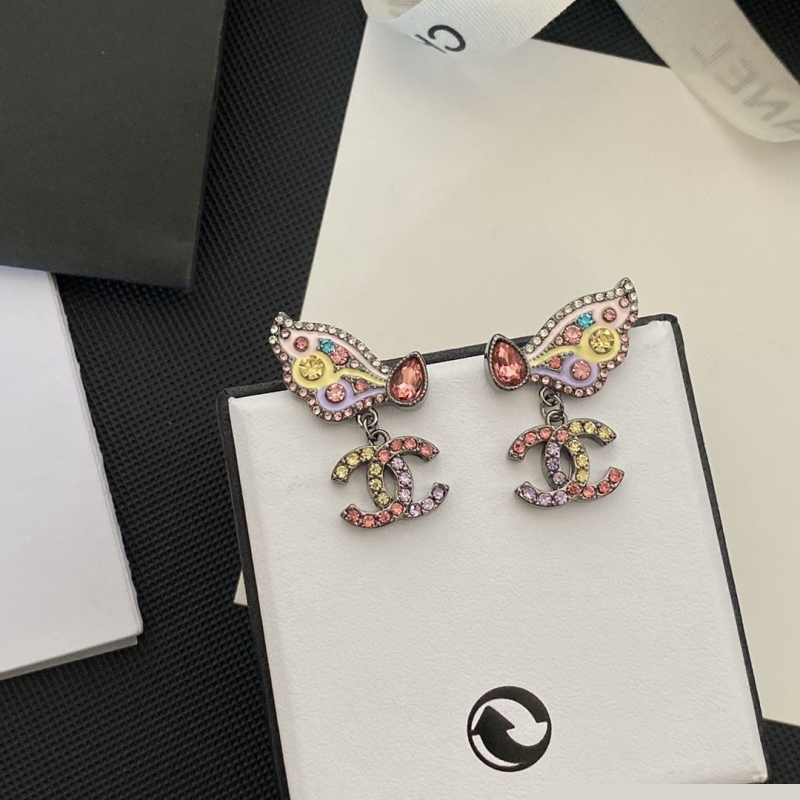 Ch*el earrings